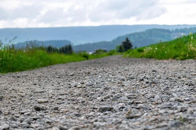 trail, gravel road, gravel, pebbles, path, travel, road, landscape, highlands. Kettle Valley Rail Trail Surface Conditions and Shuttle Options