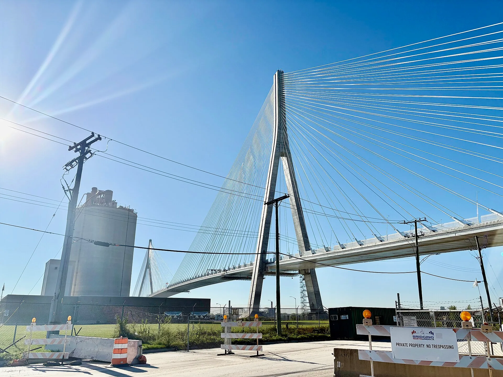 The Gordie Howe International Bridge is a landmark cable-stayed bridge currently under construction to connect Detroit, Michigan, and Windsor, Ontario, across the Detroit River. Named after Canadian hockey legend Gordie Howe, the bridge will span about 2.5 kilometers with an 853-meter main span, the. US cyclists crossing into Canada by bike: a Richford to Abercorn walk-through